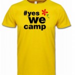 yes we camp t-shirt